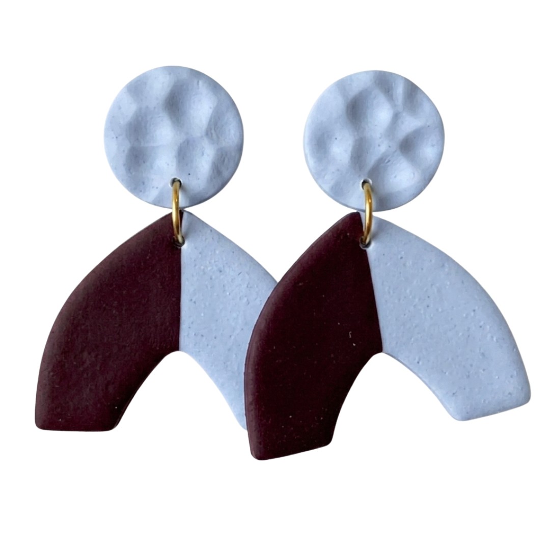 Sweet Tree Addyson, handcrafted polymer clay earrings