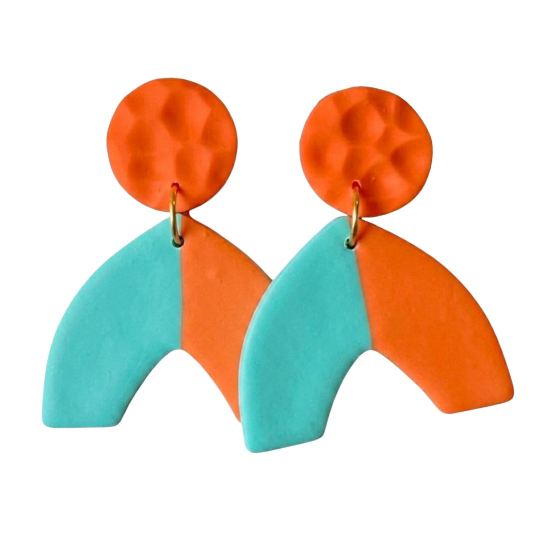Sweet Tree Addyson, handcrafted polymer clay earrings