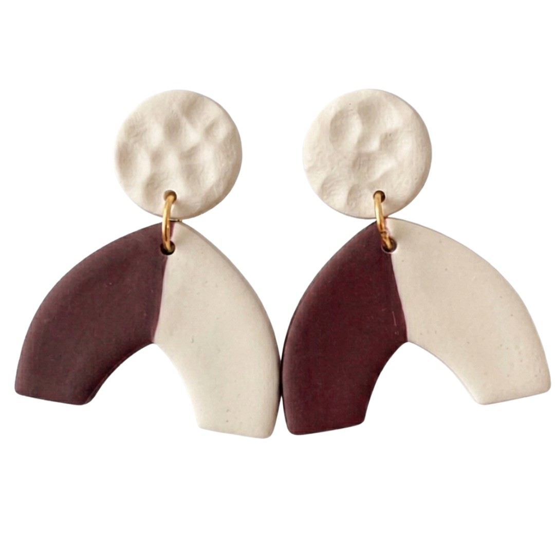 Sweet Tree Addyson, handcrafted polymer clay earrings