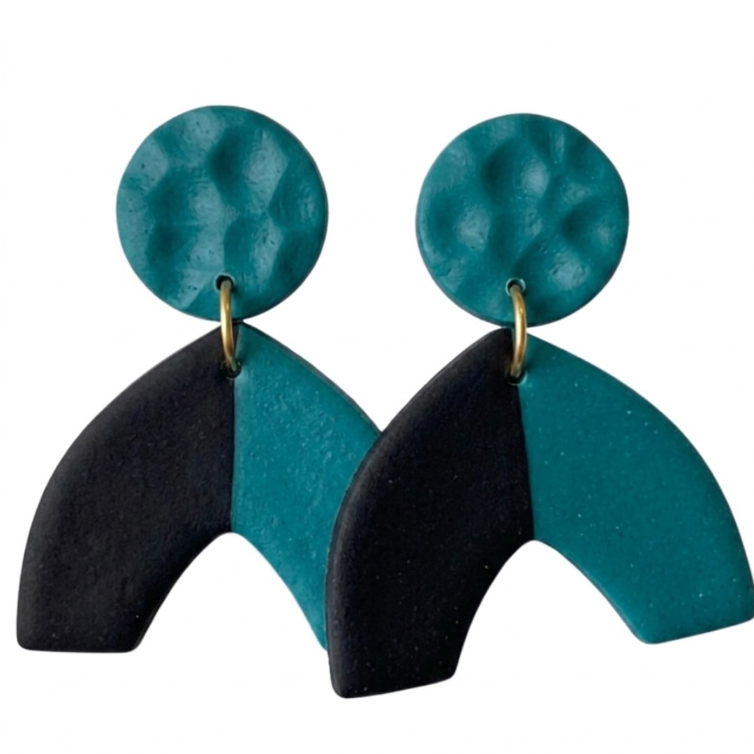 Sweet Tree Addyson, handcrafted polymer clay earrings