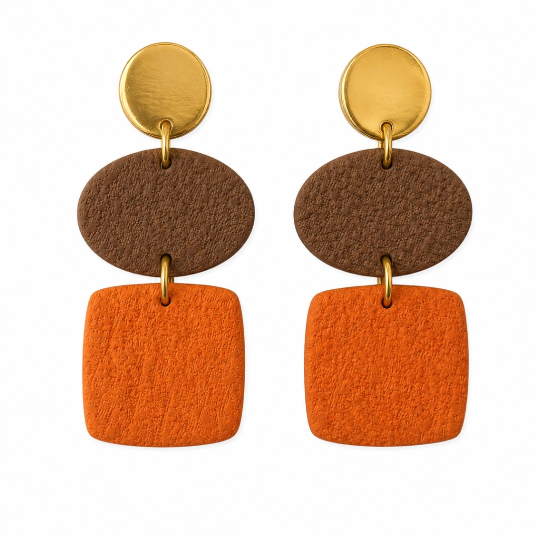 Sweet Tree Ann, handcrafted polymer clay earrings