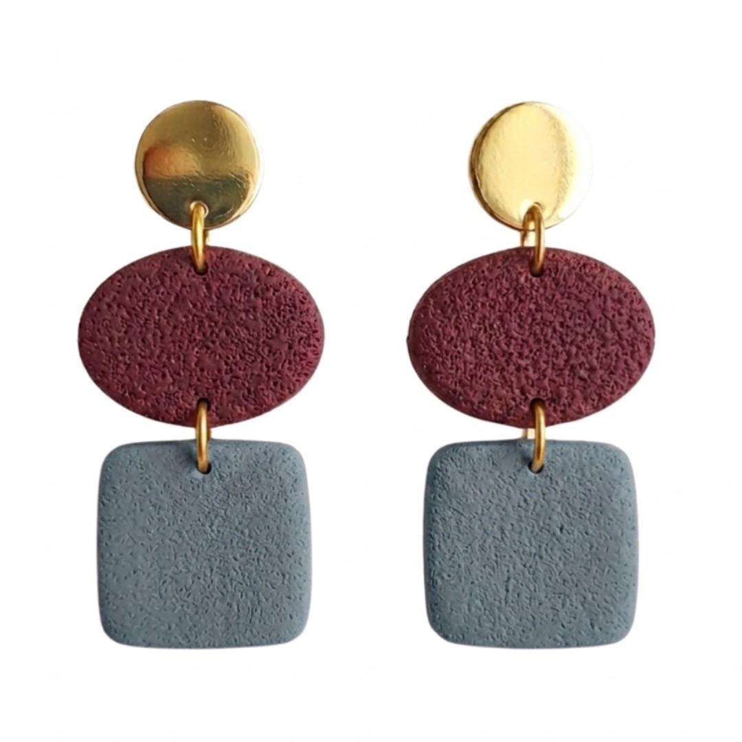 Sweet Tree Ann, handcrafted polymer clay earrings