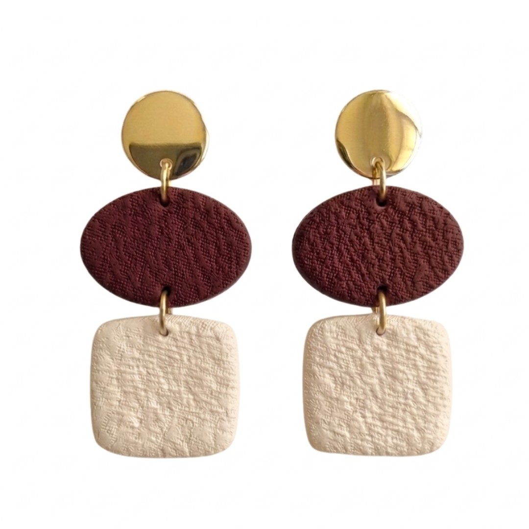 Sweet Tree Ann, handcrafted polymer clay earrings