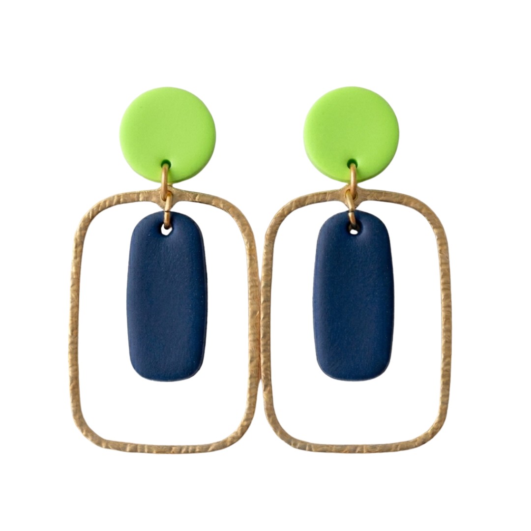 Navy + Victory Green