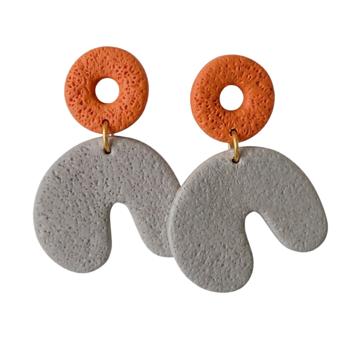 Sweet Tree Cadee, handcrafted polymer clay earrings