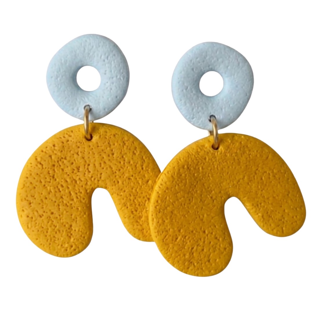Sweet Tree Cadee, handcrafted polymer clay earrings