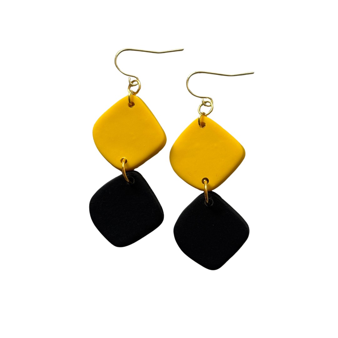 Sweet Tree Ellison, handcrafted polymer clay earrings