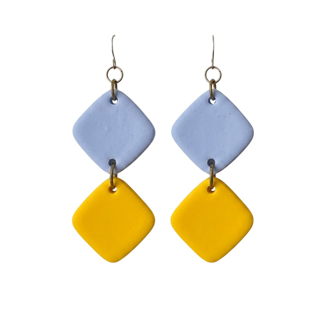 Sweet Tree Ellison, handcrafted polymer clay earrings