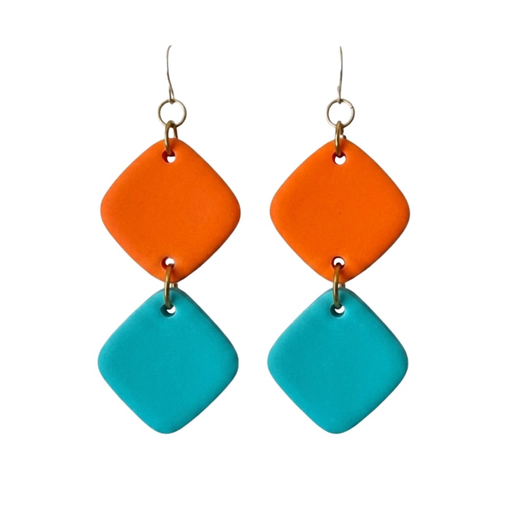 Sweet Tree Ellison, handcrafted polymer clay earrings