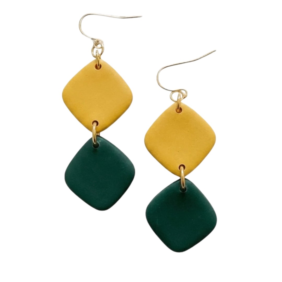 Sweet Tree Ellison, handcrafted polymer clay earrings