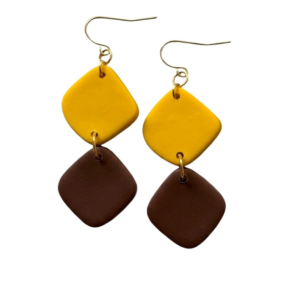 Sweet Tree Ellison, handcrafted polymer clay earrings