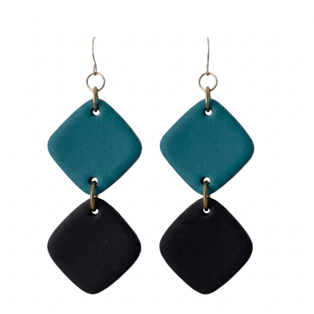 Sweet Tree Ellison, handcrafted polymer clay earrings