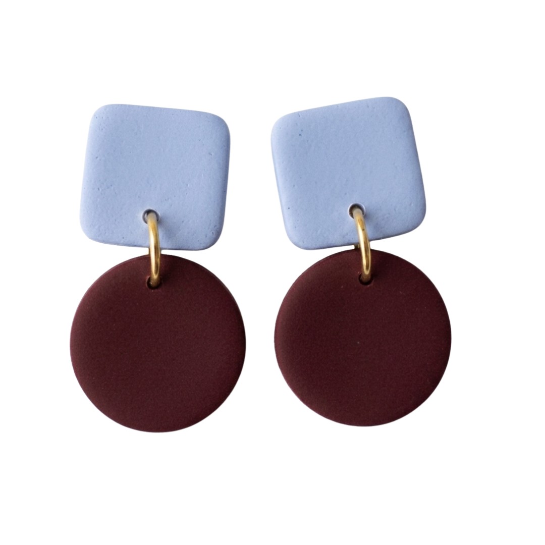 Sweet Tree Emelyn, handcrafted polymer clay earrings