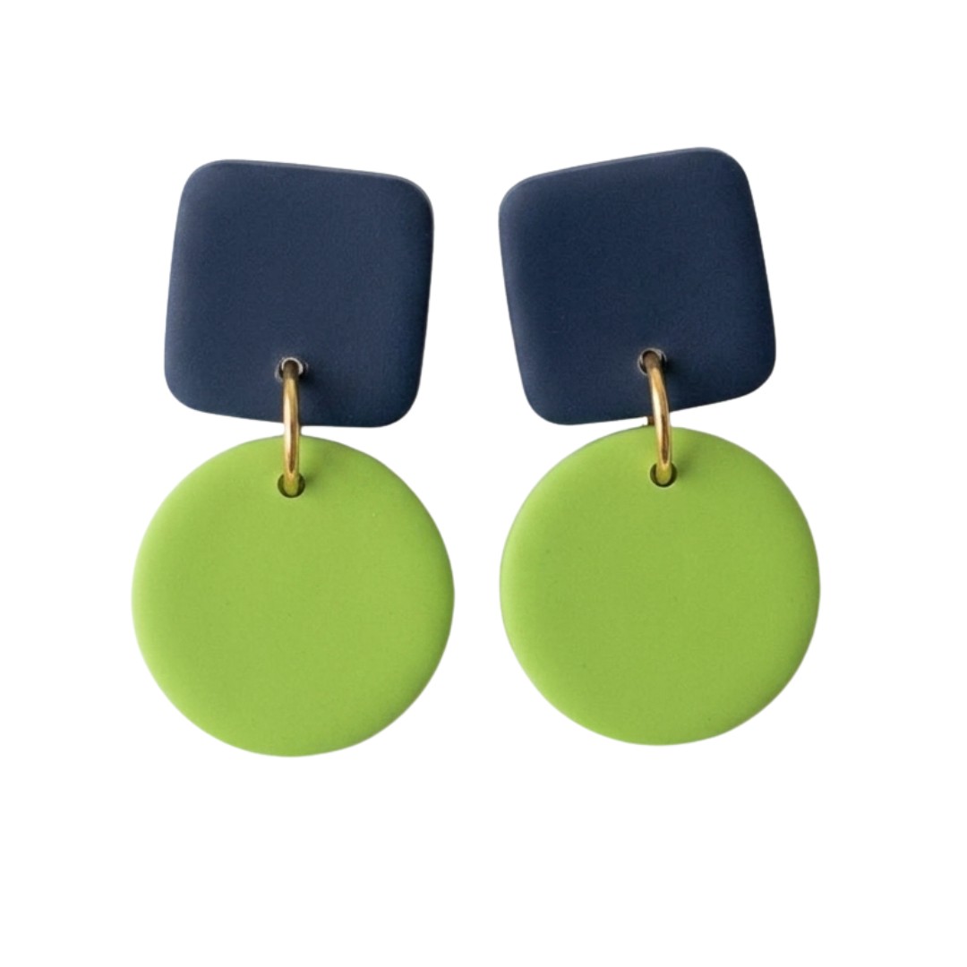 Navy + Victory Green