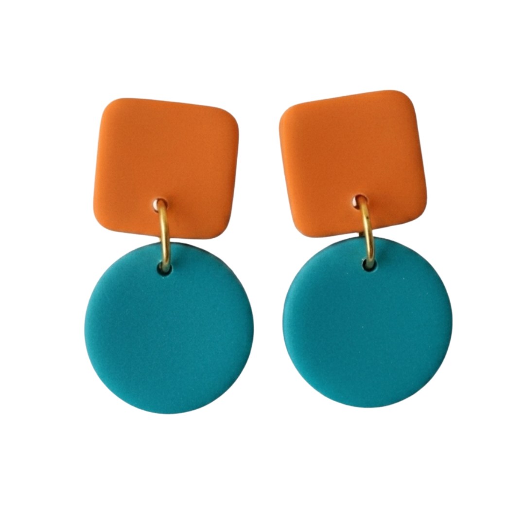 Sweet Tree Emelyn, handcrafted polymer clay earrings