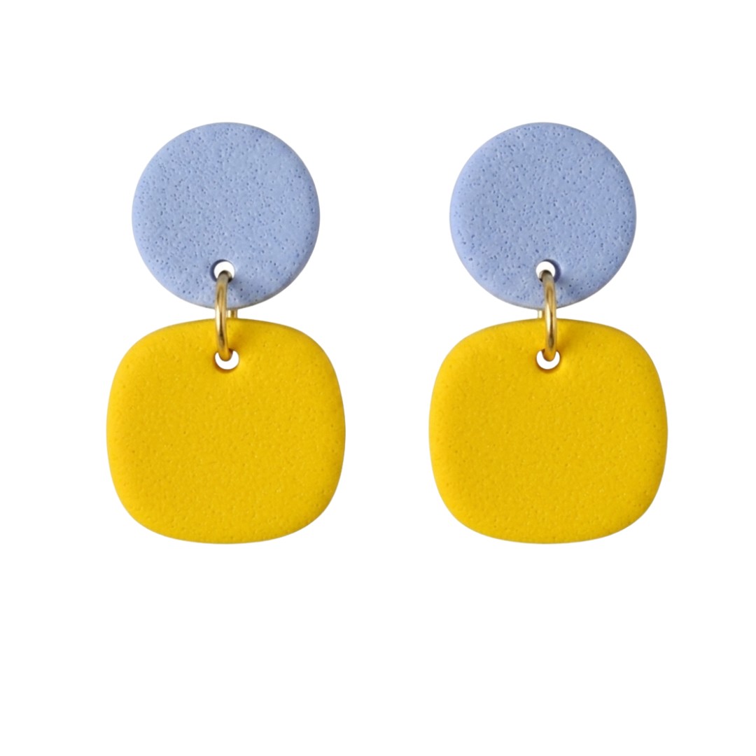 Sweet Tree Gemma, handcrafted polymer clay earrings