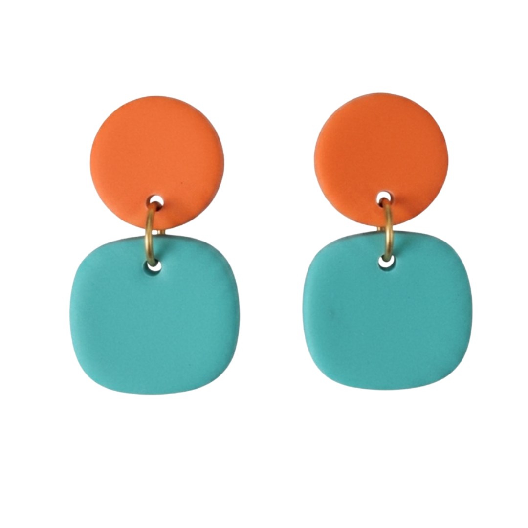 Sweet Tree Gemma, handcrafted polymer clay earrings