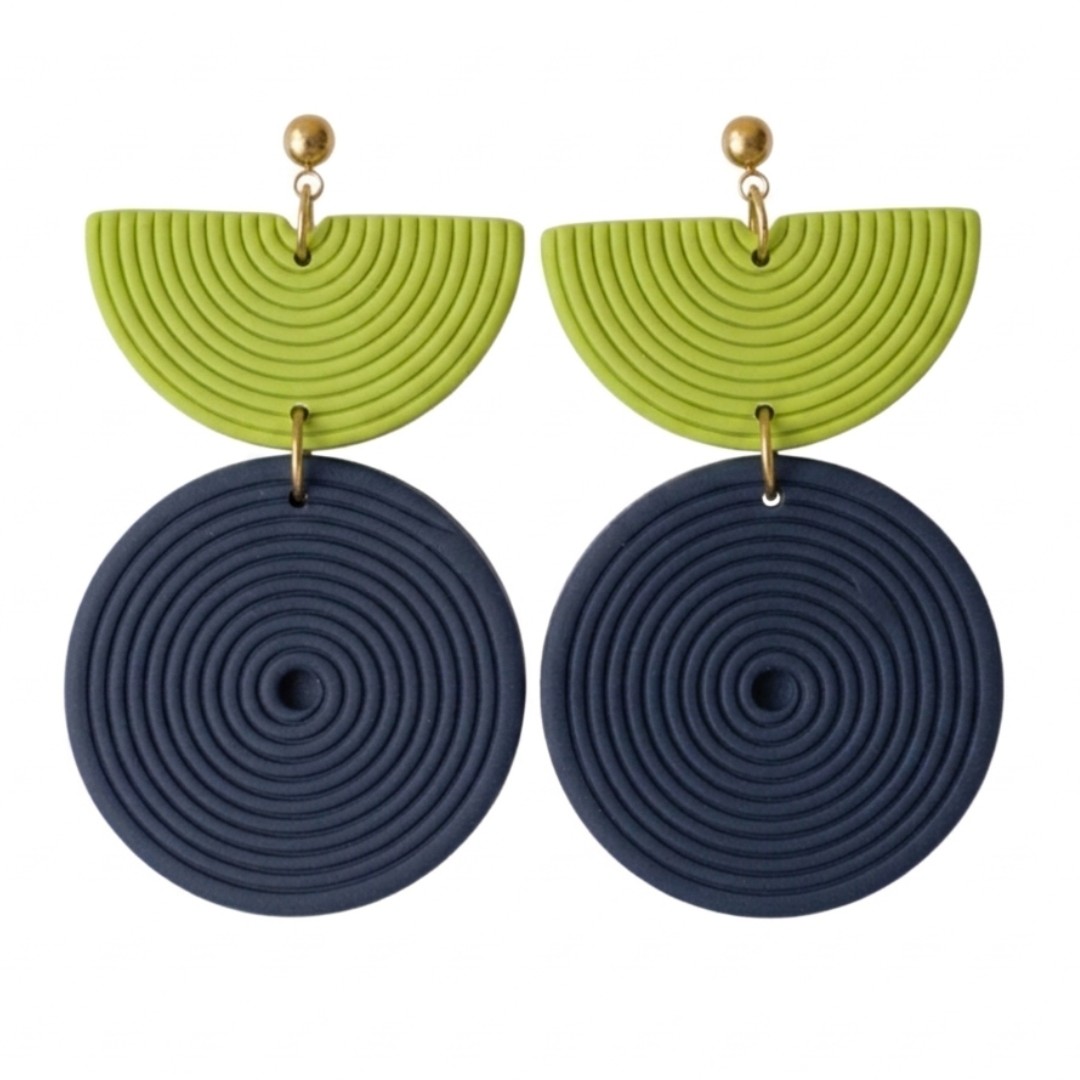 Navy + Victory Green