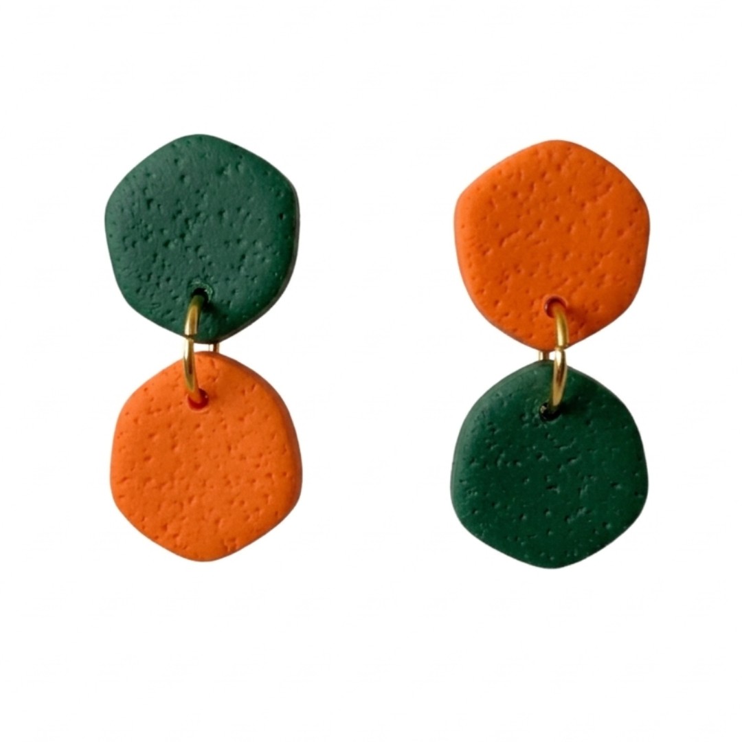 Sweet Tree Laine, handcrafted polymer clay earrings