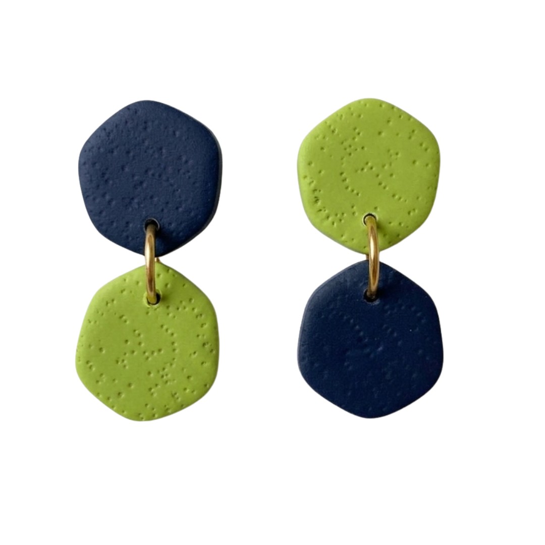 Navy + Victory Green