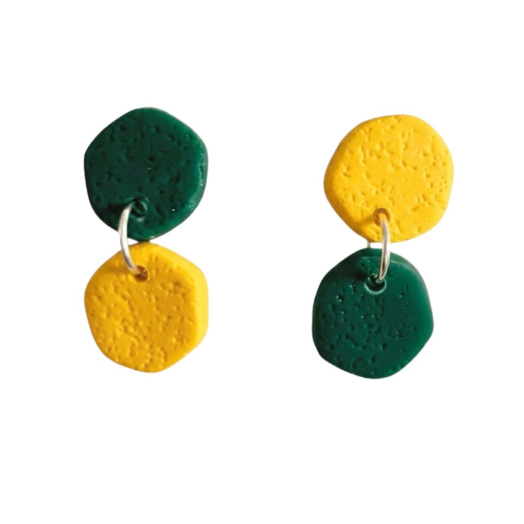 Sweet Tree Laine, handcrafted polymer clay earrings