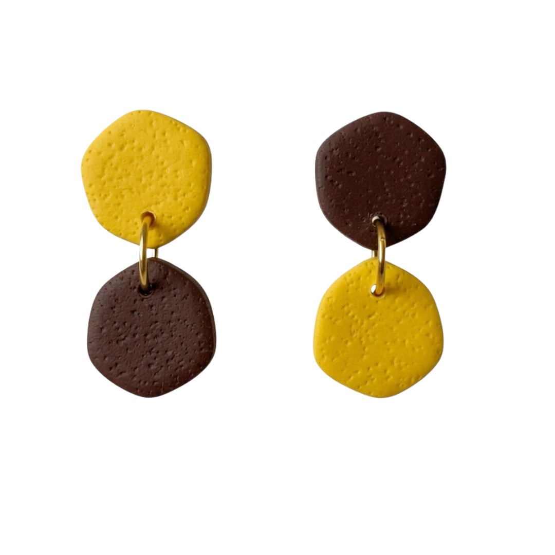 Sweet Tree Laine, handcrafted polymer clay earrings
