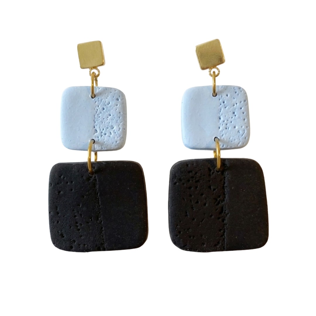 Sweet Tree Leah, handcrafted polymer clay earrings