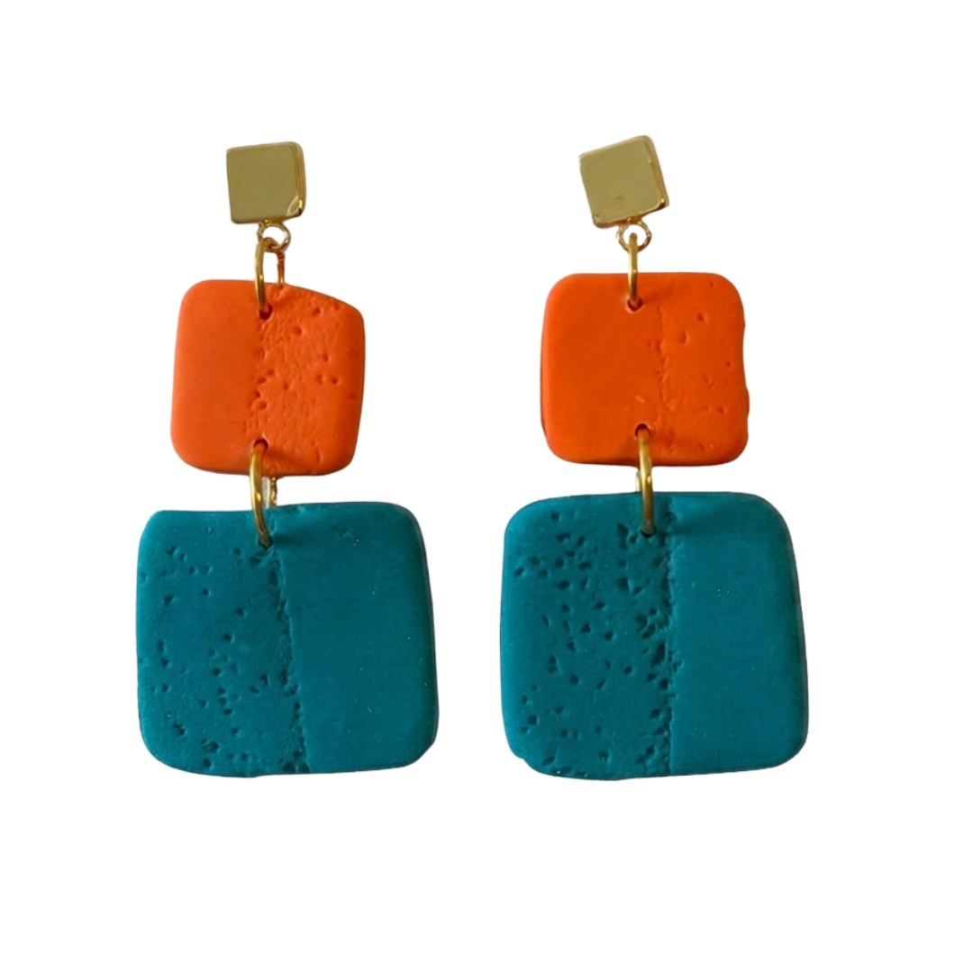 Sweet Tree Leah, handcrafted polymer clay earrings