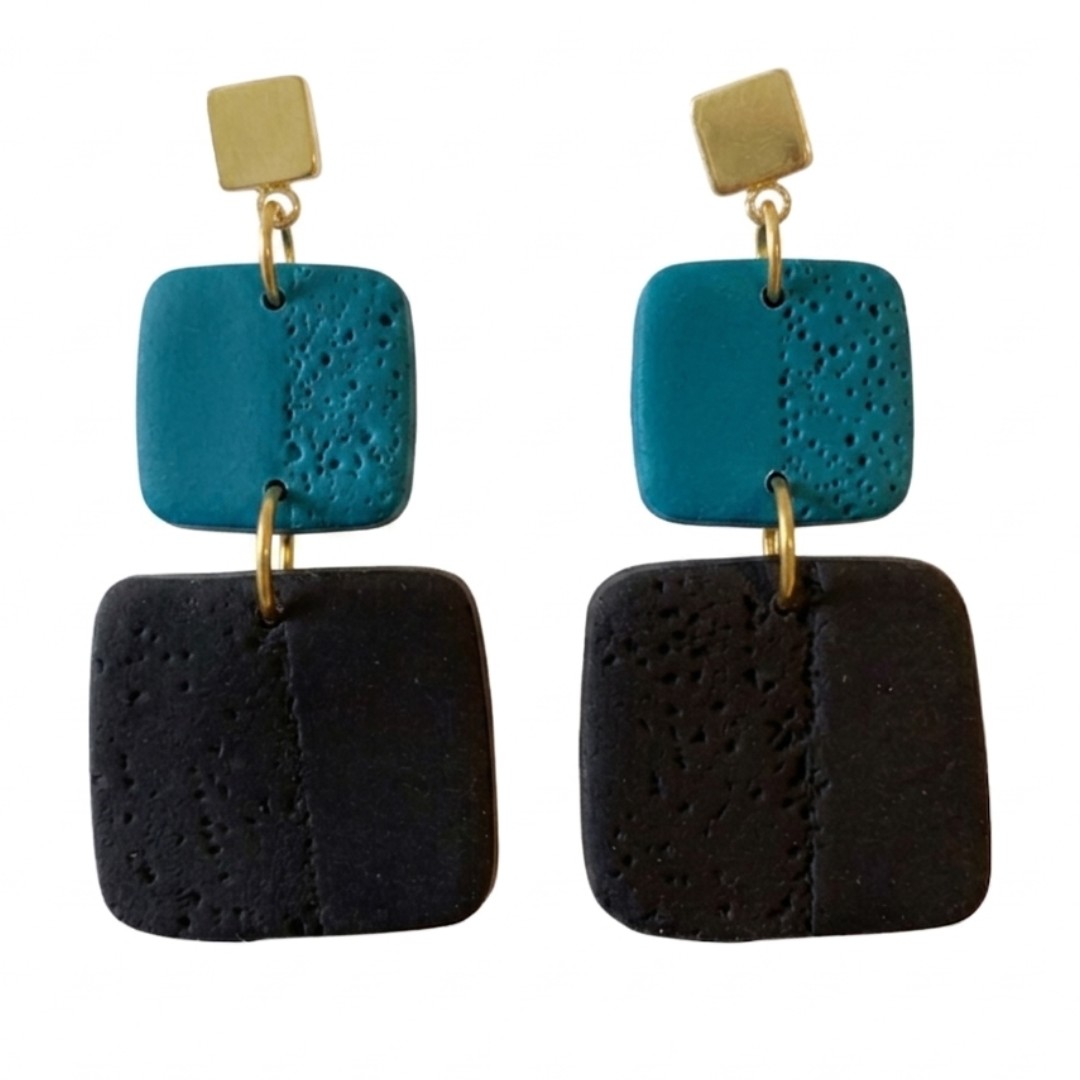 Sweet Tree Leah, handcrafted polymer clay earrings