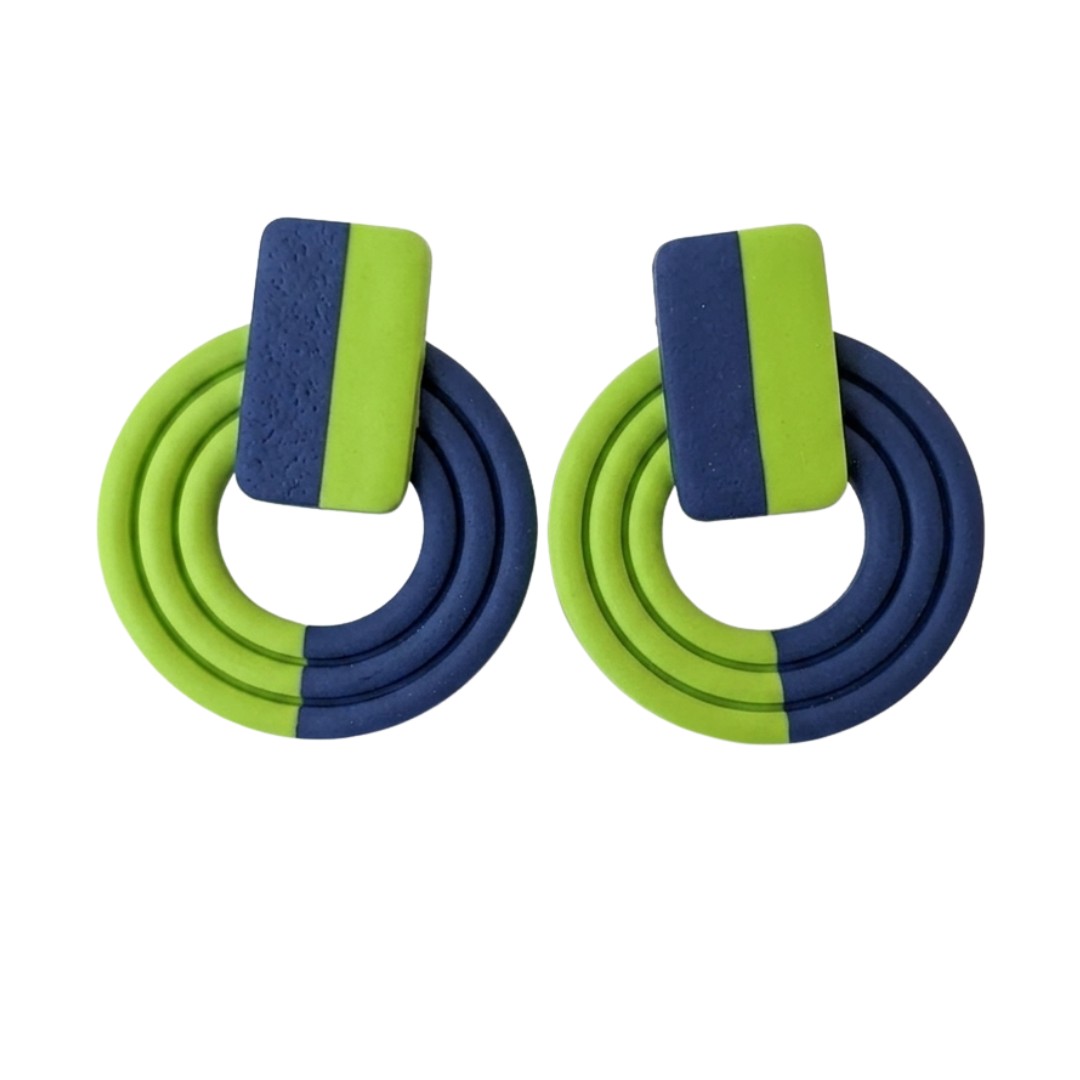 Navy + Victory Green