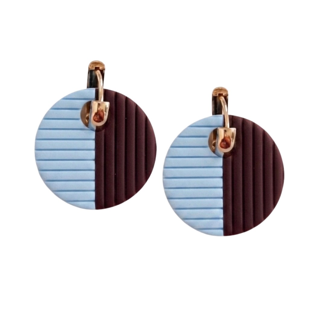 Sweet Tree Odette, handcrafted polymer clay earrings