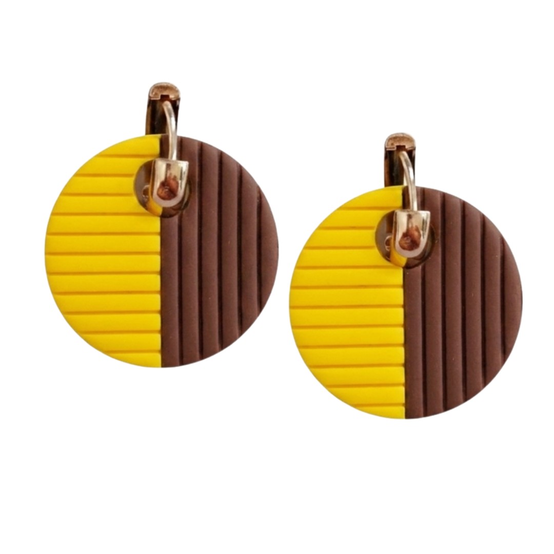 Sweet Tree Odette, handcrafted polymer clay earrings