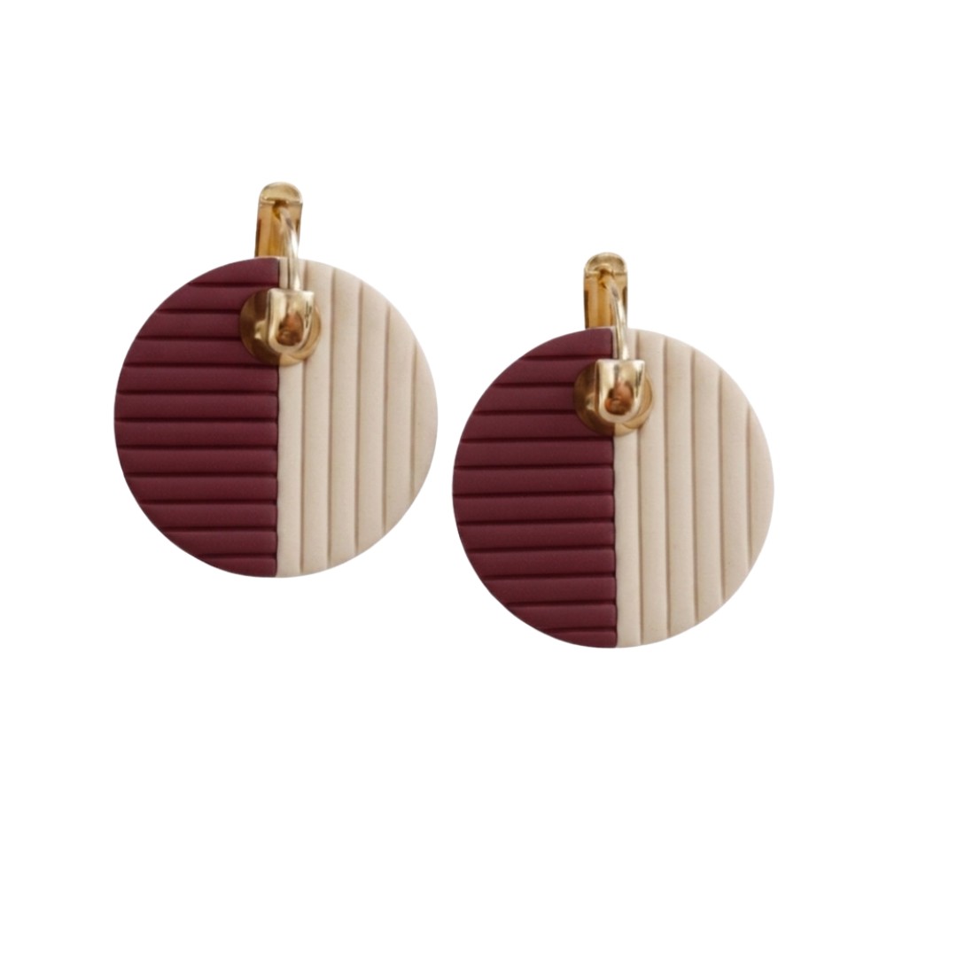 Sweet Tree Odette, handcrafted polymer clay earrings