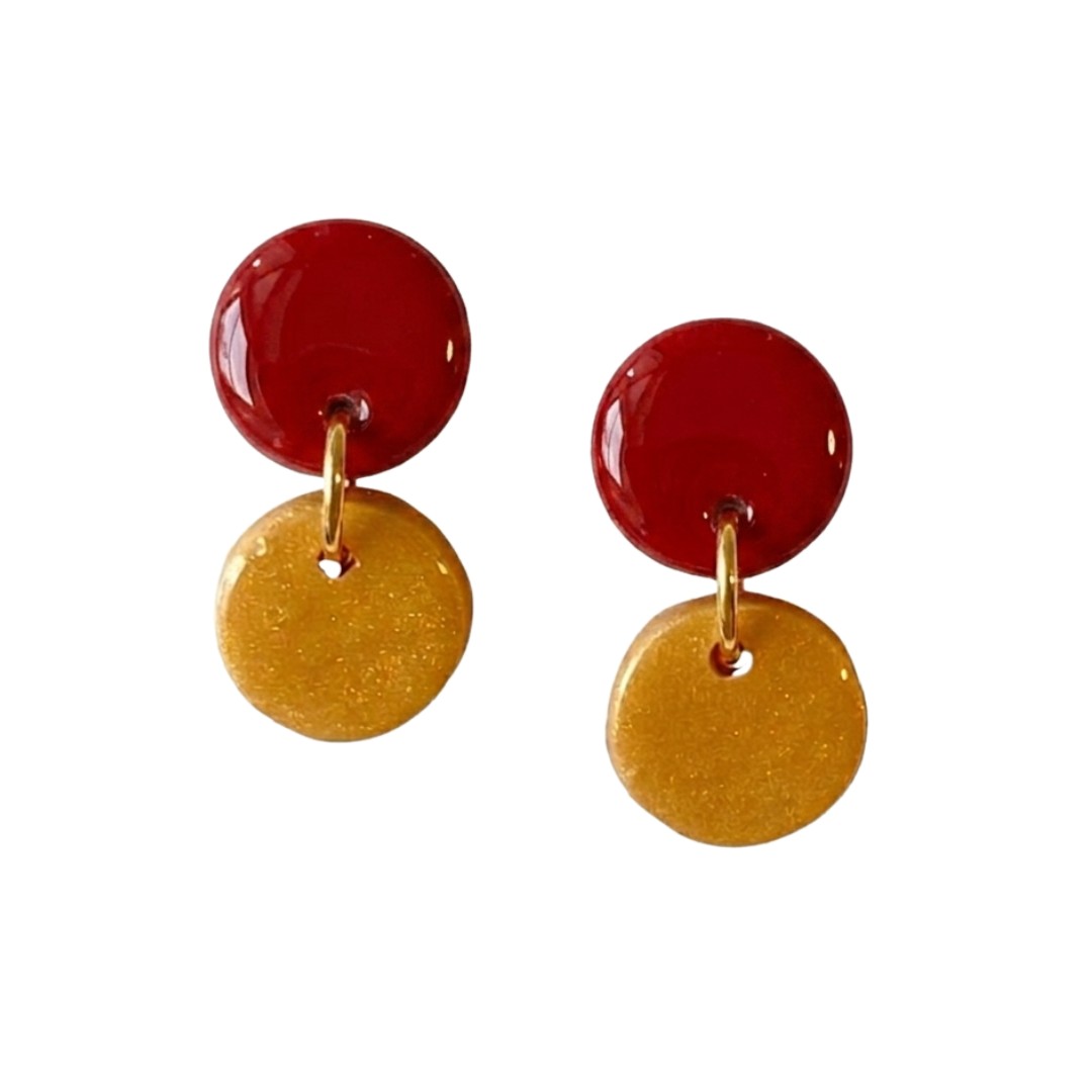 Sweet Tree Paiyton, handcrafted polymer clay earrings