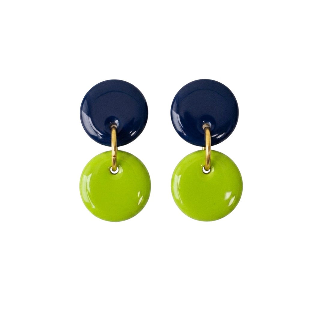 Navy + Victory Green