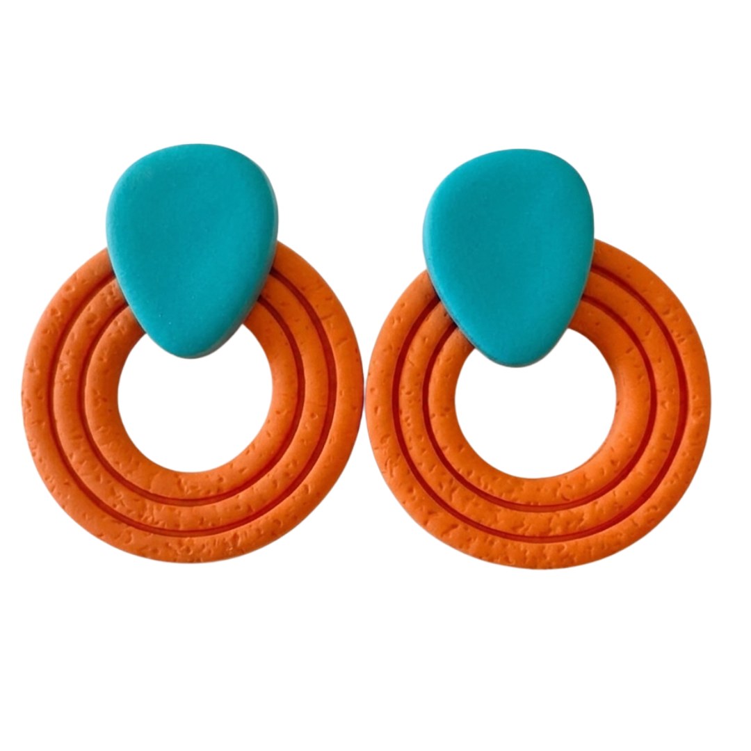Sweet Tree Presley, handcrafted polymer clay earrings