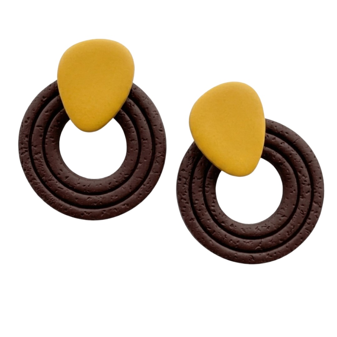 Sweet Tree Presley, handcrafted polymer clay earrings