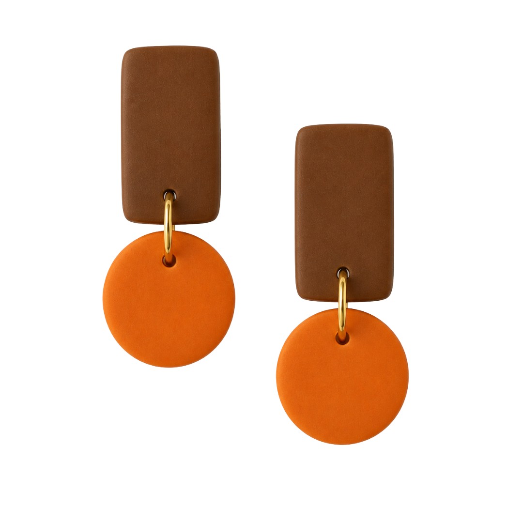 Sweet Tree Reign, handcrafted polymer clay earrings