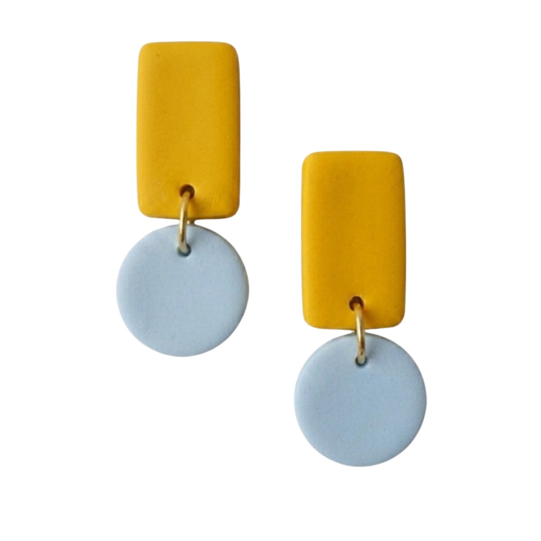 Sweet Tree Reign, handcrafted polymer clay earrings