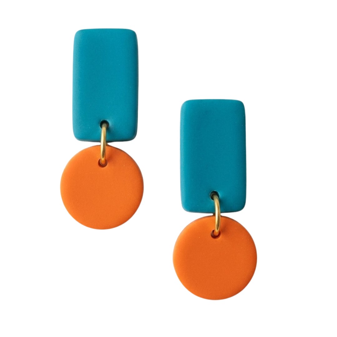 Sweet Tree Reign, handcrafted polymer clay earrings