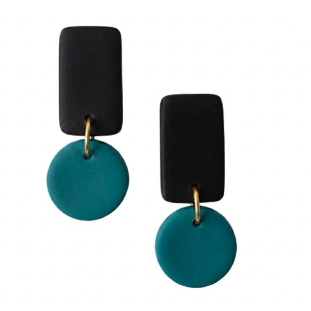 Sweet Tree Reign, handcrafted polymer clay earrings