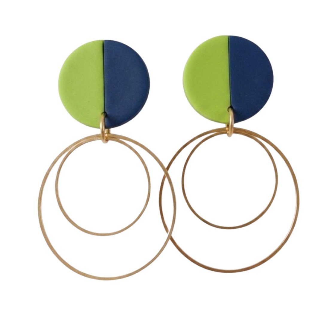 Navy + Victory Green