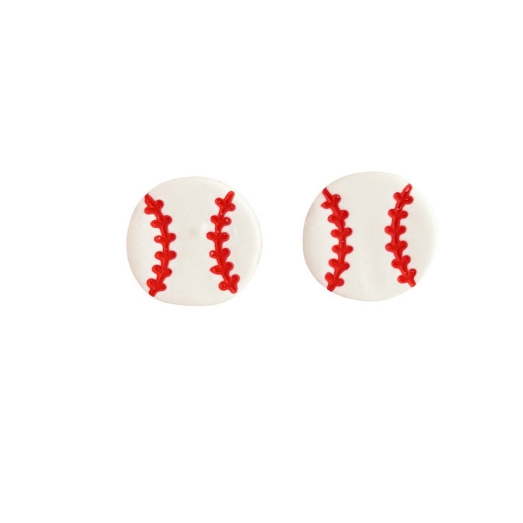 Baseball Statement Studs — Classic