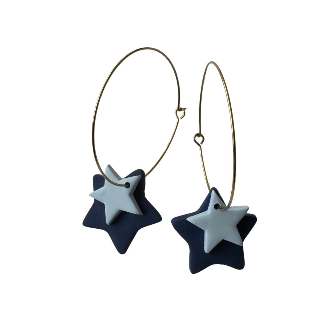 Pale Blue + Navy